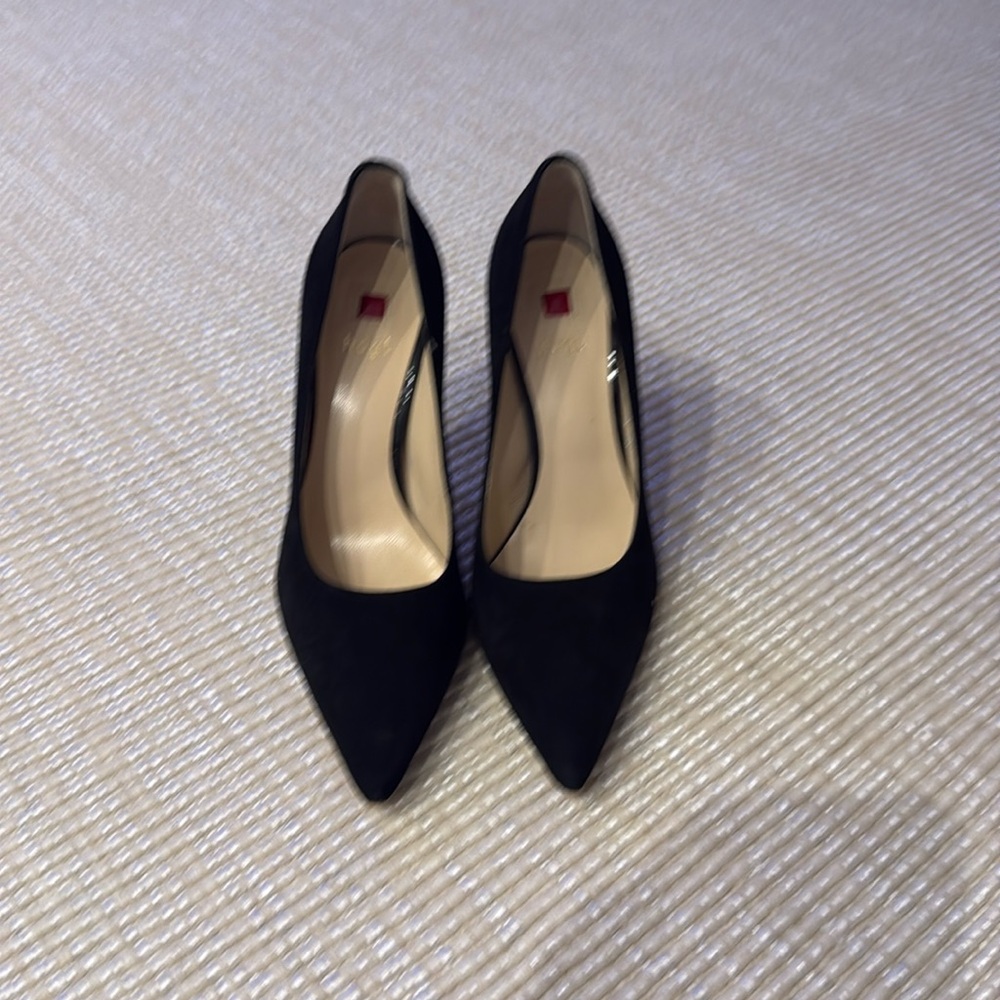Hogl black suede heels 
Used twice